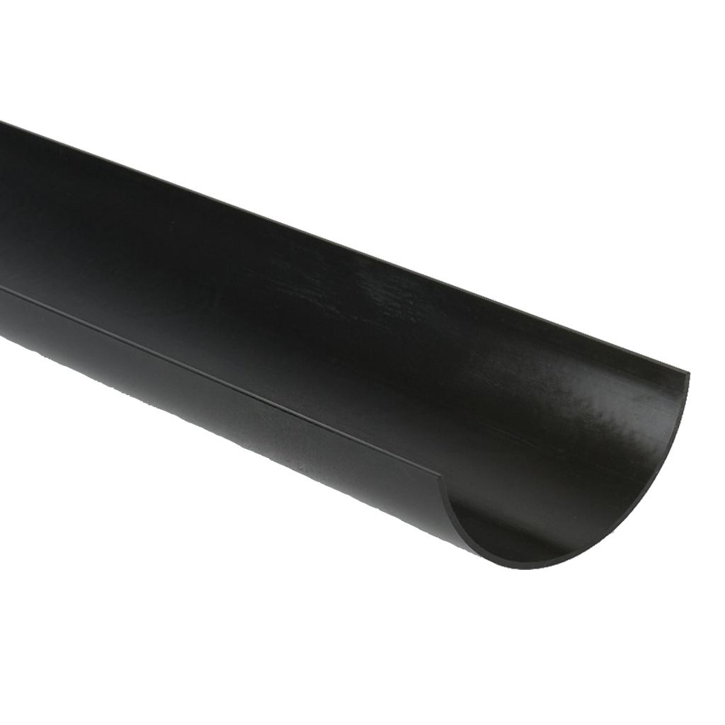 Roundstyle 112mm x 4m Black Gutter Product